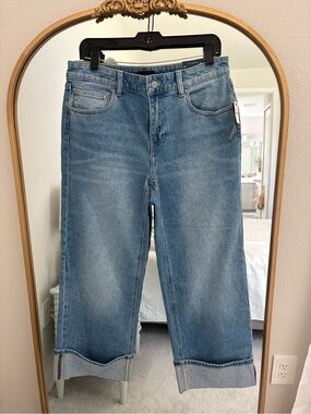 Talbots Light Blue Relaxed Crop Jeans